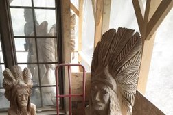 Cigar Store Indian Statues @ Fall Creek Gallery & Gardens Photo