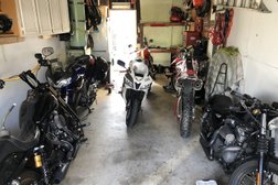 Wide Open Motorcycle Repair Photo