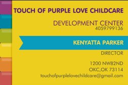 Touch Of Purple Love Childcare Development Center in Oklahoma City