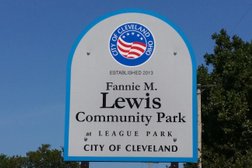 Fannie M Lewis Community Park at League Park in Cleveland
