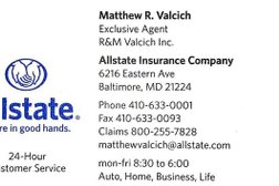 Matthew Valcich: Allstate Insurance Photo