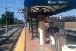 River Oaks Light Rail Station in San Jose